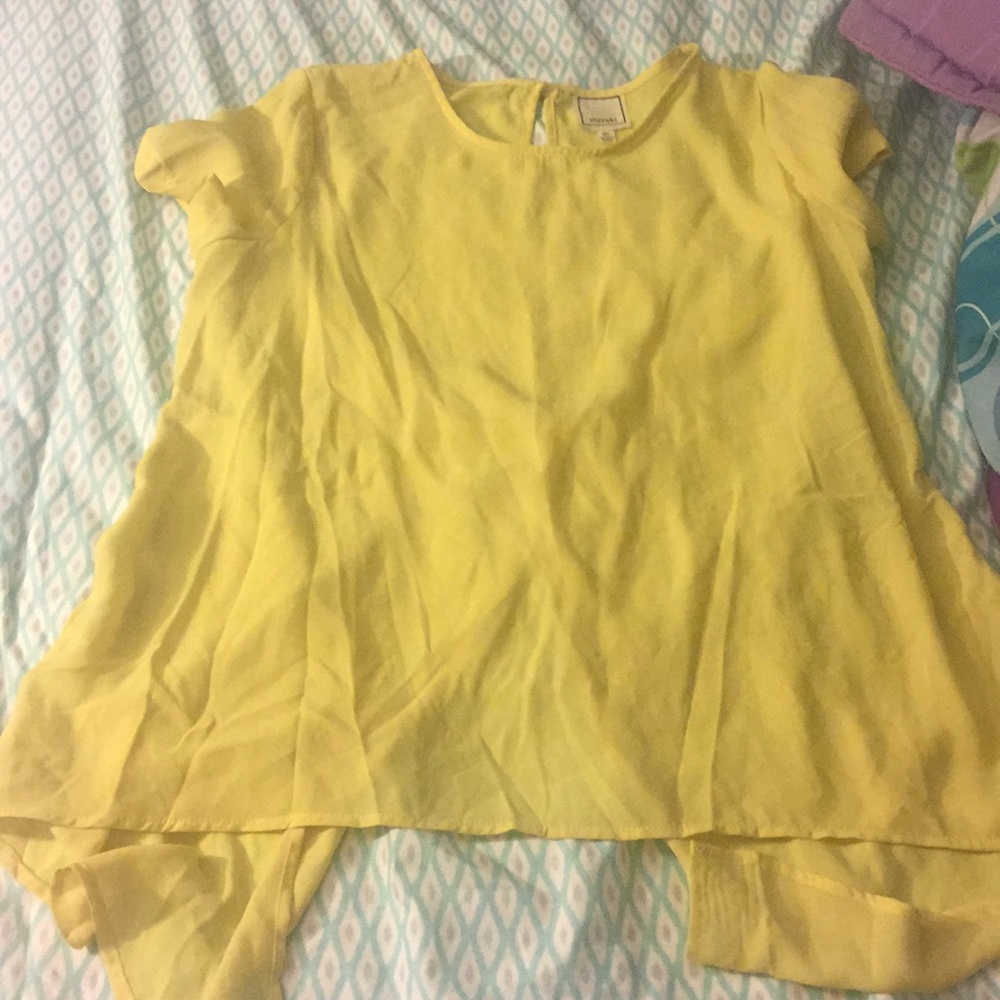 Yellow blouse